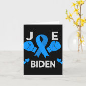 Ich stehe mit Joe Biden 2 Karte (Gelbe Blume)