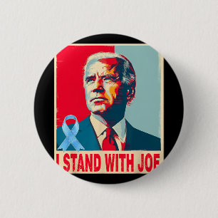 Ich stehe mit Joe Support Biden Prostatakrebs pra Button