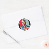 Ich stehe mit Joe Support Biden Prostatakrebs pra Runder Aufkleber (Umschlag)