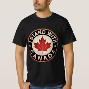 Ich stehe mit Kanada T-Shirt