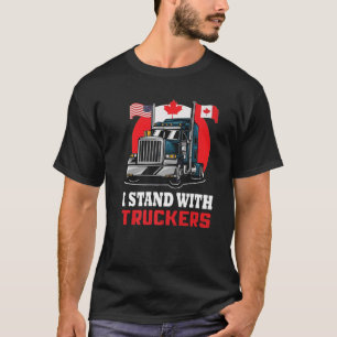 Ich stehe mit LKWs, die Coole LKWs anbieten T-Shirt
