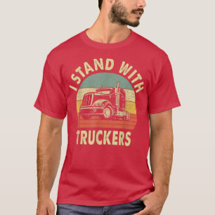 Ich stehe mit LKWs stolz zur Unterstützung unseres T-Shirt