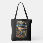 Ich stehe mit Minnesota Tasche (Rückseite)