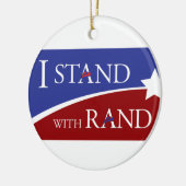 Ich stehe mit Rand Keramikornament (Links)