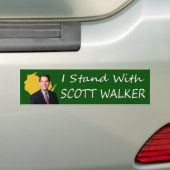 Ich stehe mit Scott-Wanderer von Wisconsin Autoaufkleber (Auf Auto)