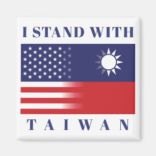 Ich stehe mit Taiwan Magnet