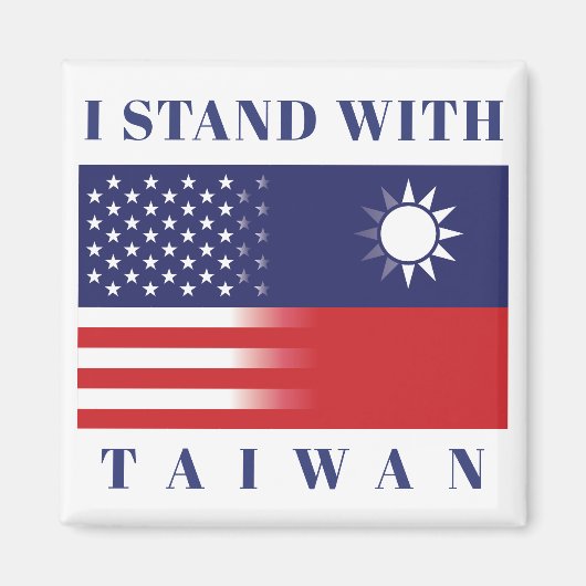 Ich stehe mit Taiwan Magnet (Vorne)