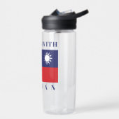 Ich stehe mit Taiwan Trinkflasche (Links)