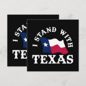 Ich stehe mit Texas (Vorne/Hinten)