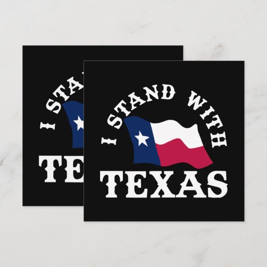 Ich stehe mit Texas (Vorne/Hinten)