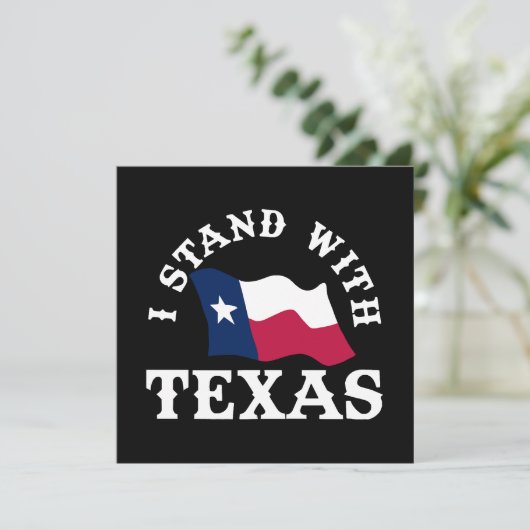 Ich stehe mit Texas (Stehend Vorderseite)