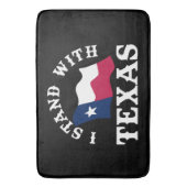 Ich stehe mit Texas Badematte (Vorderseite Vertikal)