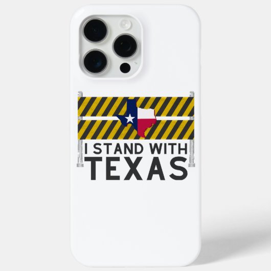 Ich stehe mit Texas Case-Mate iPhone Hülle (Rückseite)
