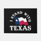Ich stehe mit Texas Fußmatte (Vorderseite)