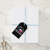Ich stehe mit Texas Geschenkanhänger (Mit Garn)