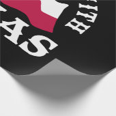 Ich stehe mit Texas Geschenkpapier (Ecke)