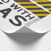 Ich stehe mit Texas Geschenkpapier (Ecke)