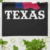 Ich stehe mit Texas Geschirrtuch (Gefaltet)