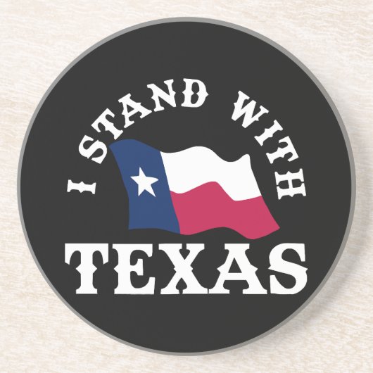 Ich stehe mit Texas Getränkeuntersetzer (Vorne)
