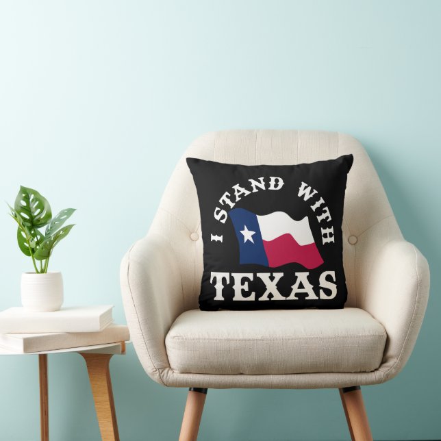 Ich stehe mit Texas Kissen (Stuhl )