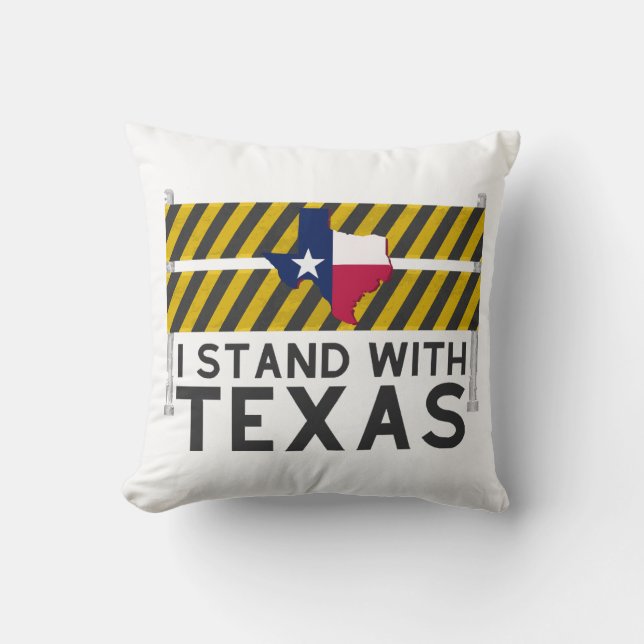 Ich stehe mit Texas Kissen (Vorderseite)
