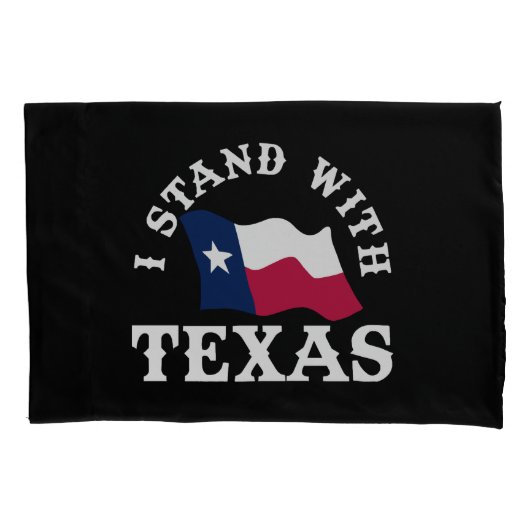 Ich stehe mit Texas Kissenbezug (Vorderseite)