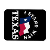 Ich stehe mit Texas Magnet (Horizontal)