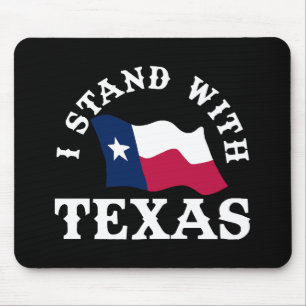Ich stehe mit Texas Mousepad