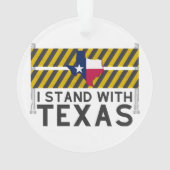 Ich stehe mit Texas Ornament (Rückseite)