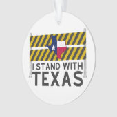 Ich stehe mit Texas Ornament (Vorderseite)