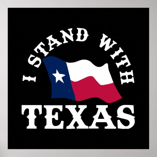 Ich stehe mit Texas Poster (Vorne)