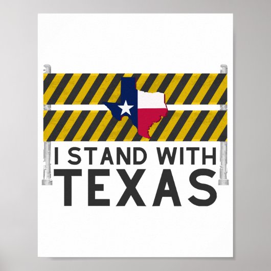 Ich stehe mit Texas Poster (Vorne)