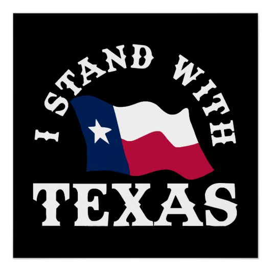 Ich stehe mit Texas Poster (Vorderseite)