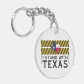 Ich stehe mit Texas Schlüsselanhänger (Vorderseite links)