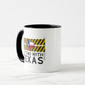Ich stehe mit Texas Tasse (Vorderseite Links)