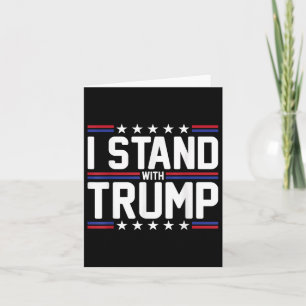 Ich stehe mit Trump in der amerikanischen Flagge u Karte