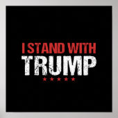 Ich stehe mit Trump Poster (Vorne)