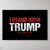 Ich stehe mit Trump Poster (Vorne)