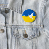 Ich stehe mit Ukraine Button!!! Freie Ukraine-Tast Button (Beispiel)
