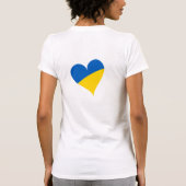 ICH STEHE MIT UKRAINE Fine Jersey Women's T - Shir T-Shirt (Rückseite)