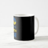 Ich stehe mit ukraine kaffeetasse (VorderseiteRechts)