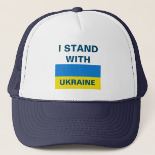 ICH STEHE MIT UKRAINE Trucker Hat Truckerkappe