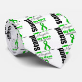 Ich stehe neben meiner traumatischen Hirnverletzun Krawatte (Gerollt)