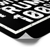Ich stehe zu 100% hinter Trump Poster (Ecke)