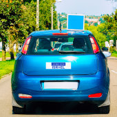 Ich stehe zu Israel Autoaufkleber