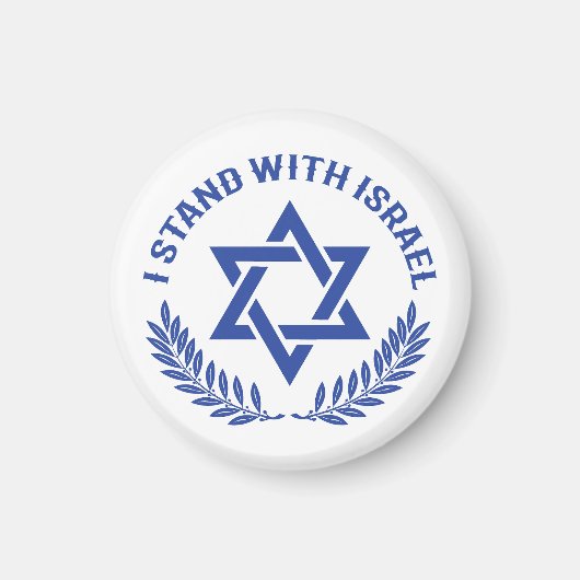 Ich stehe zu Israel Magnet (Vorne)
