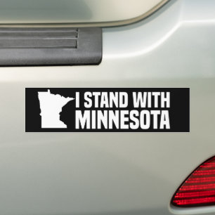 Ich stehe zu Minnesota Autoaufkleber