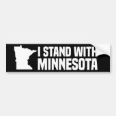 Ich stehe zu Minnesota Autoaufkleber (Vorne)