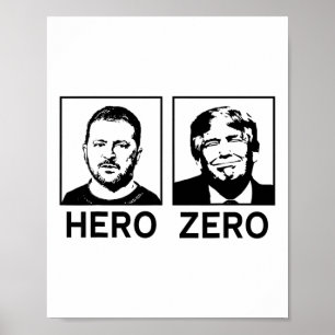 Ich stehe zu Ukraine Ukrainischer Held Zero Selens Poster