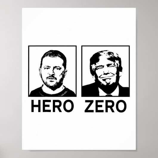 Ich stehe zu Ukraine Ukrainischer Held Zero Selens Poster (Vorne)